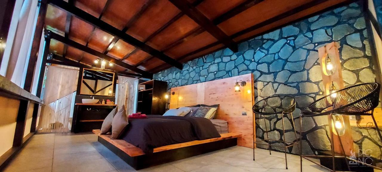El Picnic Atitlan Hotel Tzununa Bagian luar foto