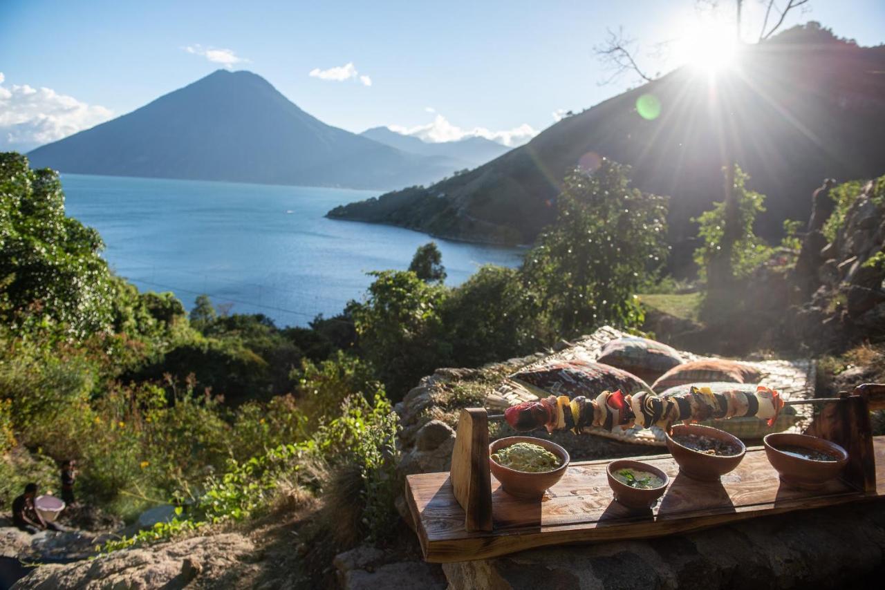 El Picnic Atitlan Hotel Tzununa Bagian luar foto