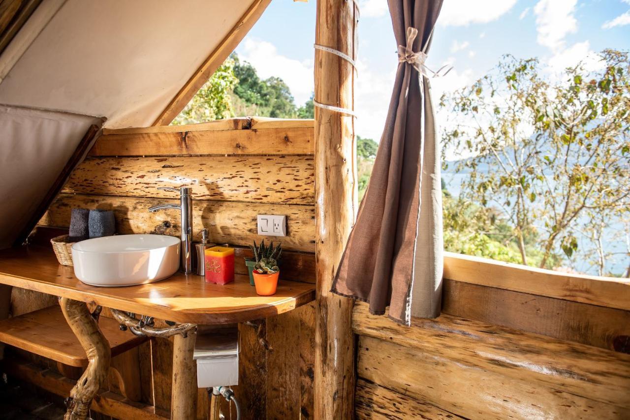 El Picnic Atitlan Hotel Tzununa Bagian luar foto